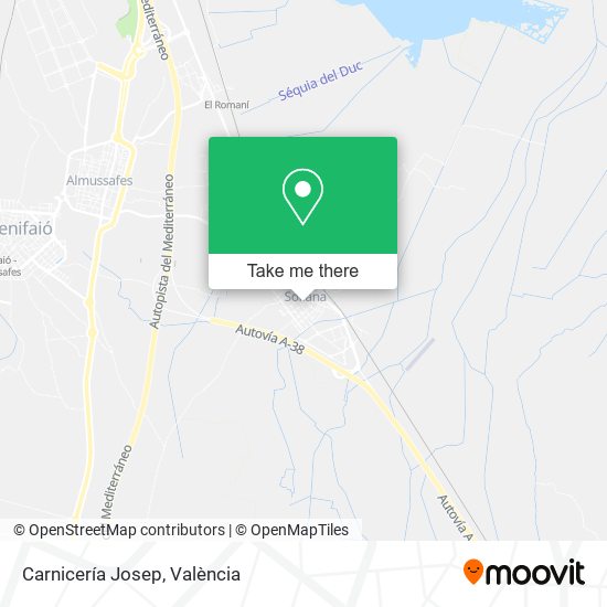 Carnicería Josep map