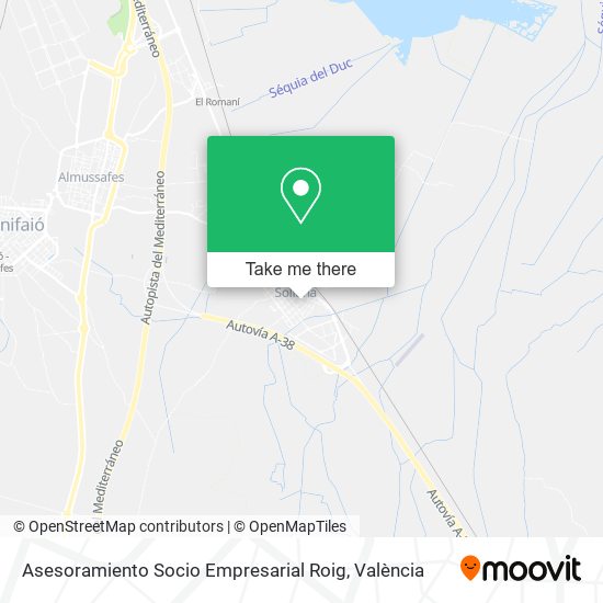 Asesoramiento Socio Empresarial Roig map