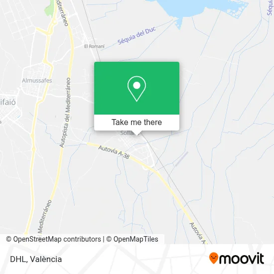 DHL map