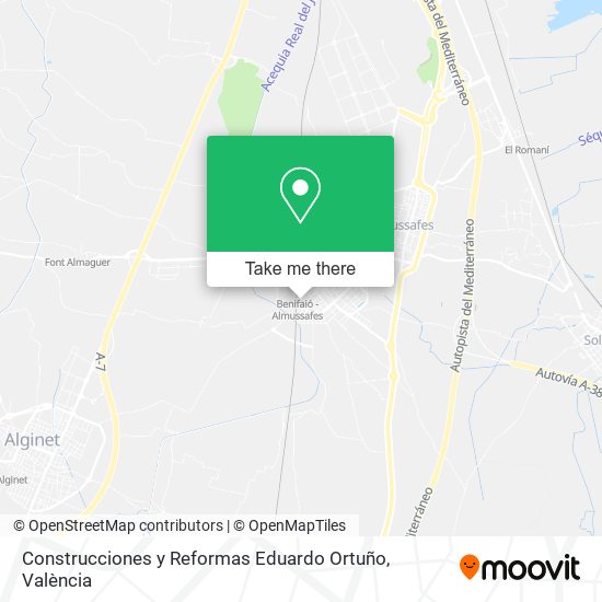 Construcciones y Reformas Eduardo Ortuño map