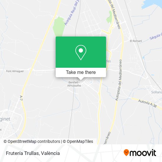Frutería Trullas map