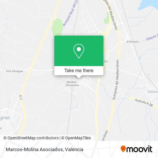Marcos-Molina Asociados map