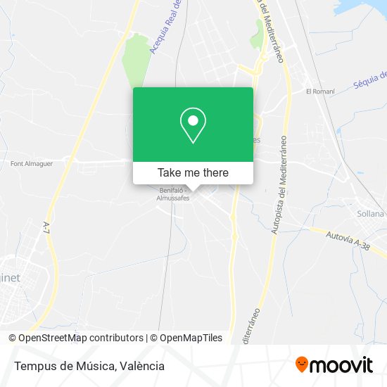 Tempus de Música map
