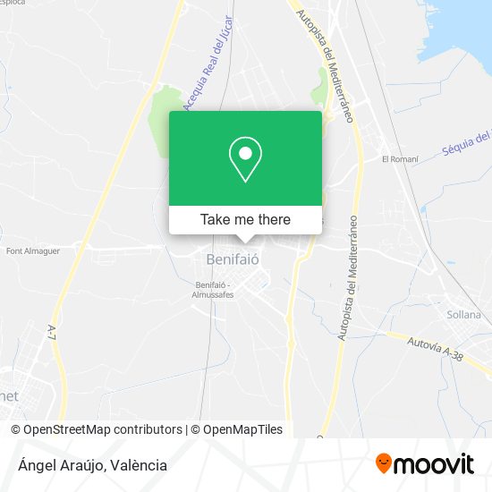 Ángel Araújo map