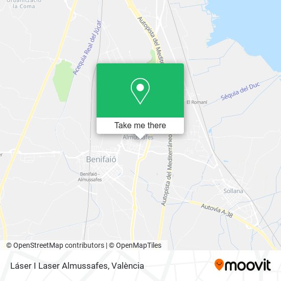 Láser I Laser Almussafes map