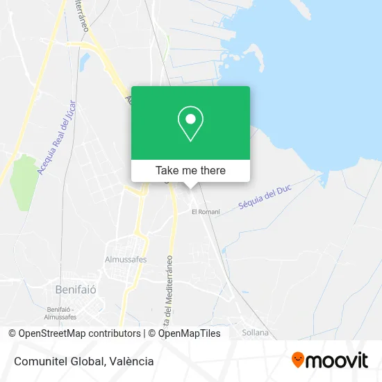 Comunitel Global map