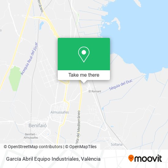 García Abril Equipo Industriales map