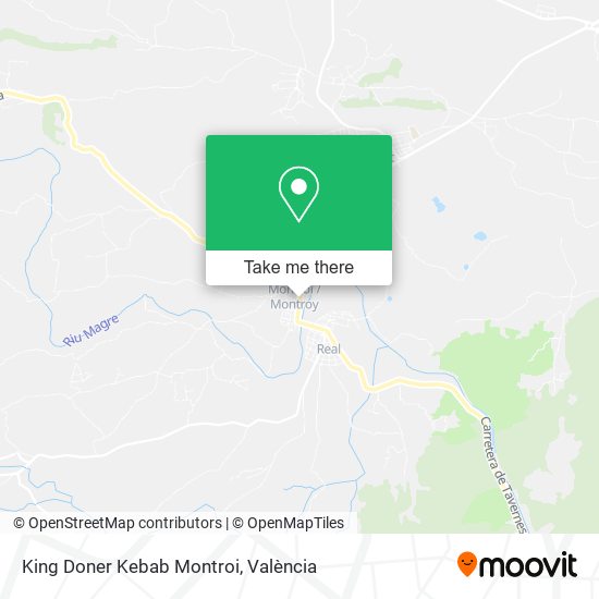 King Doner Kebab Montroi map