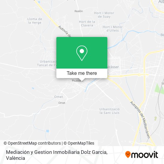 Mediación y Gestion Inmobiliaria Dolz Garcia map