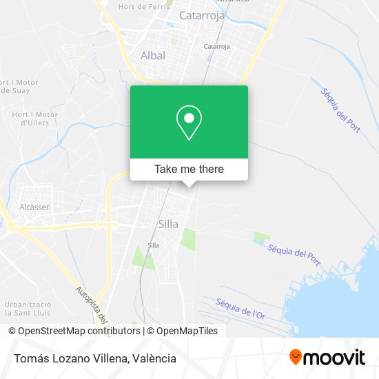 Tomás Lozano Villena map