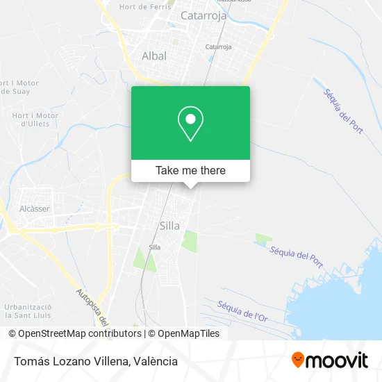 Tomás Lozano Villena map