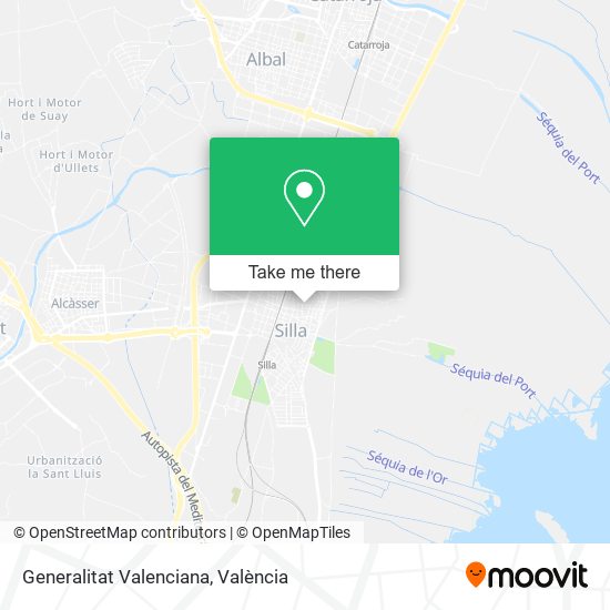 Generalitat Valenciana map
