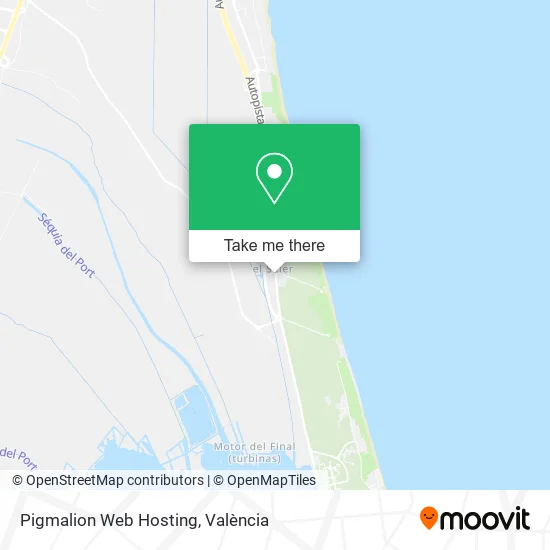Pigmalion Web Hosting map