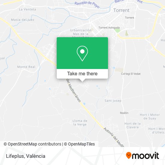 Lifeplus map