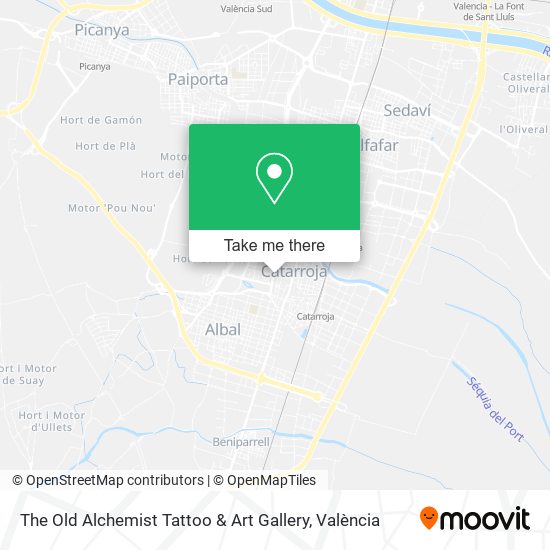 The Old Alchemist Tattoo & Art Gallery map