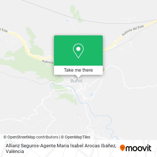 Allianz Seguros-Agente Maria Isabel Arocas Ibáñez map