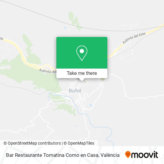 Bar Restaurante Tomatina Como en Casa map