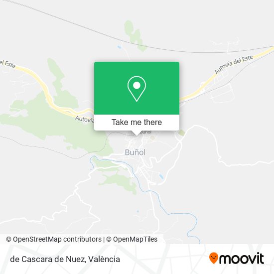 de Cascara de Nuez map