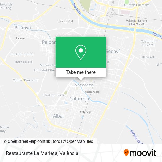 mapa Restaurante La Marieta