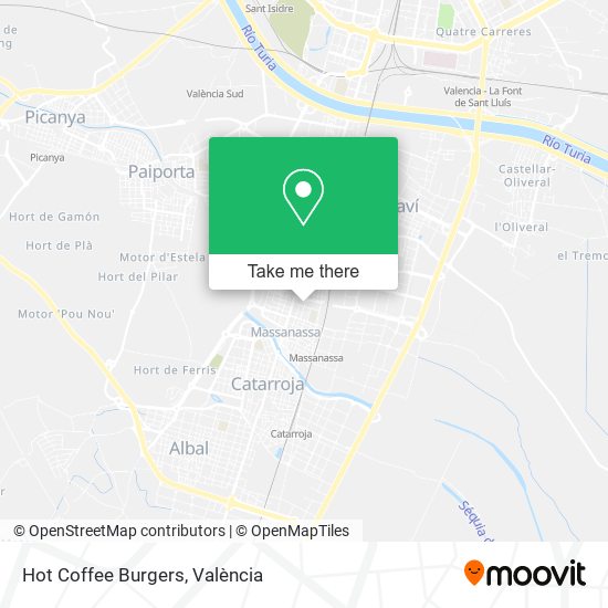 Hot Coffee Burgers map