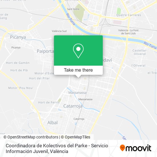 Coordinadora de Kolectivos del Parke - Servicio Información Juvenil map