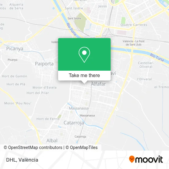 DHL map