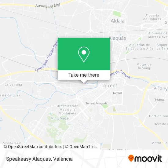 Speakeasy Alaquas map