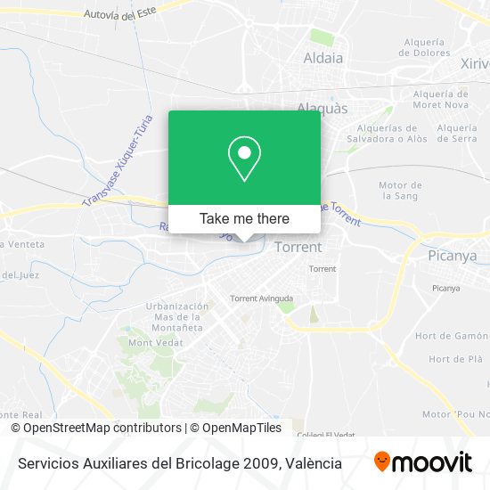 Servicios Auxiliares del Bricolage 2009 map