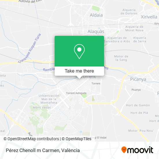 Pérez Chenoll m Carmen map