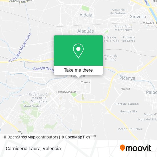 Carnicería Laura map