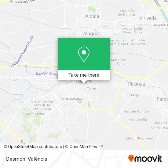Desmon map