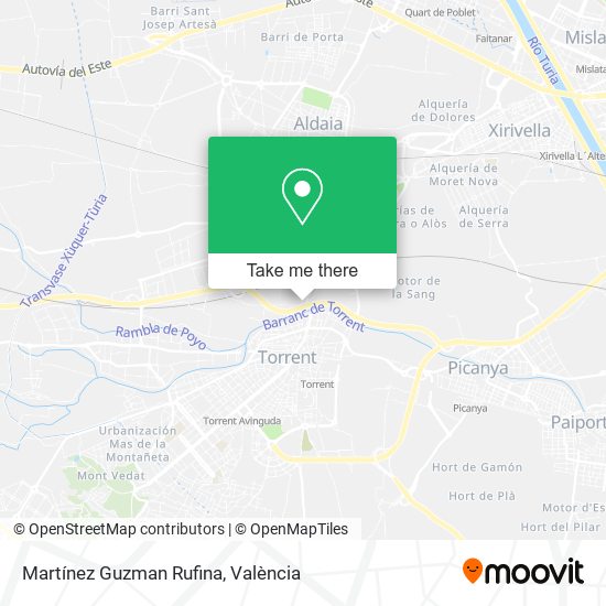 Martínez Guzman Rufina map