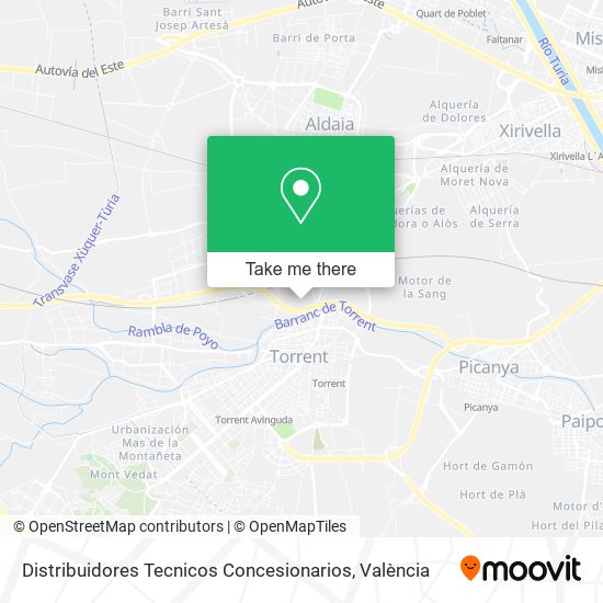 Distribuidores Tecnicos Concesionarios map