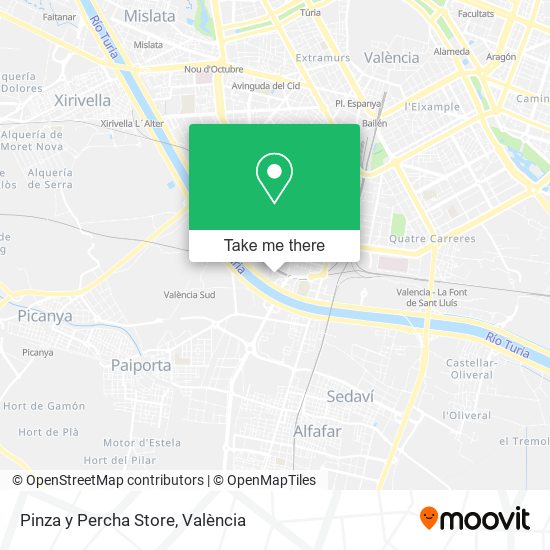 Pinza y Percha Store map