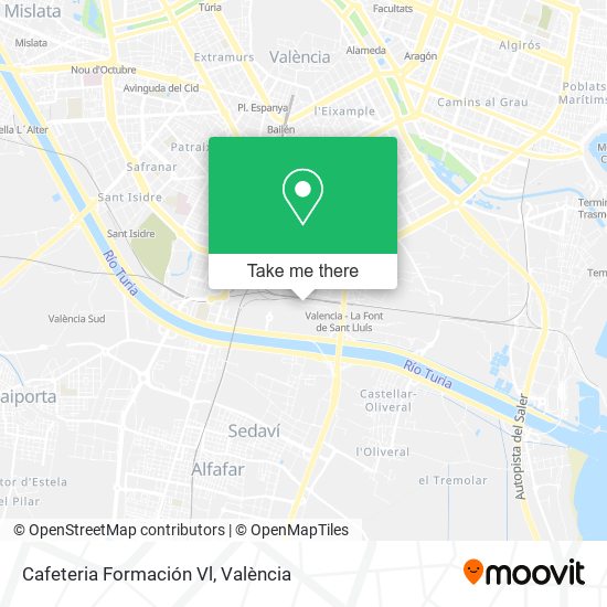 Cafeteria Formación Vl map