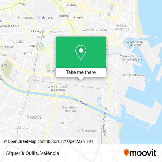 Alquería Quilis map