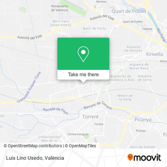 Luis Lino Usedo map