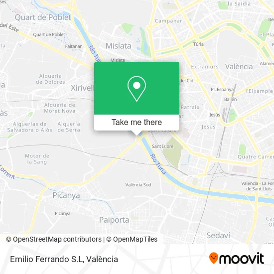 Emilio Ferrando S.L map