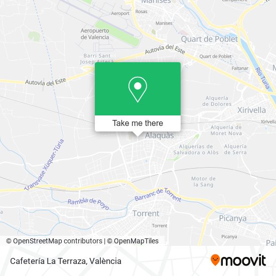 Cafetería La Terraza map