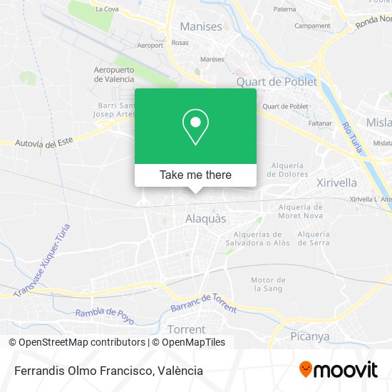Ferrandis Olmo Francisco map