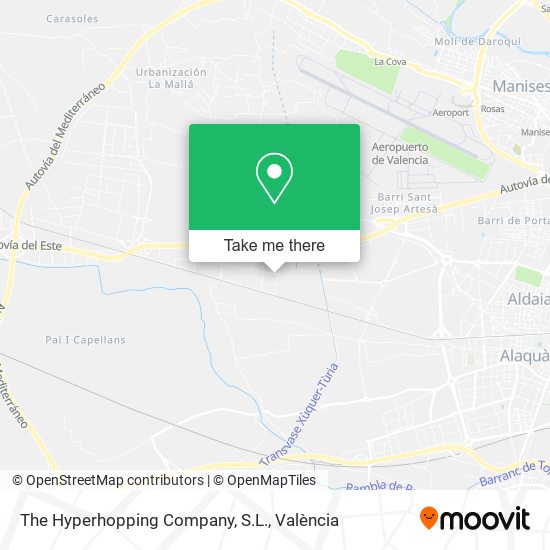 The Hyperhopping Company, S.L. map