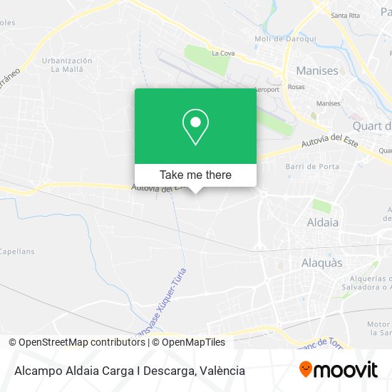 Alcampo Aldaia Carga I Descarga map