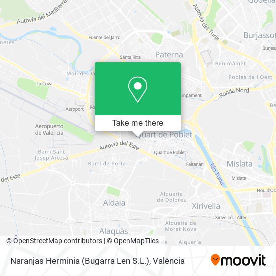 Naranjas Herminia (Bugarra Len S.L.) map