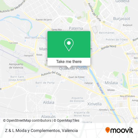 Z & L Moda y Complementos map