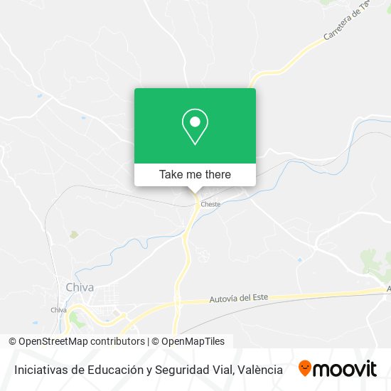 Iniciativas de Educación y Seguridad Vial map