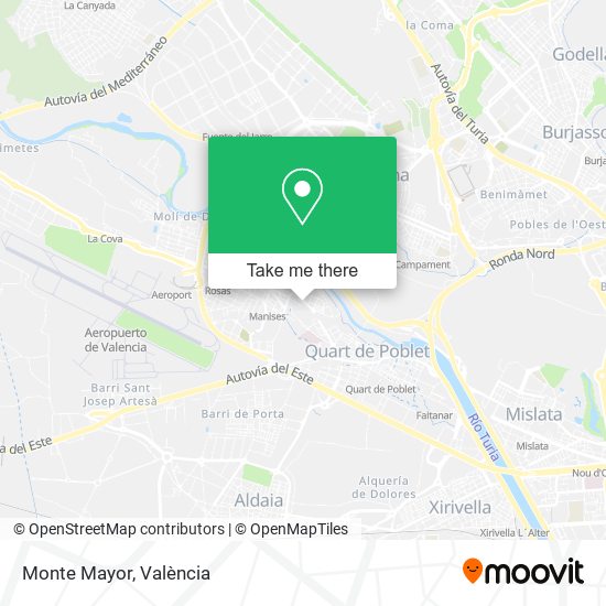 mapa Monte Mayor