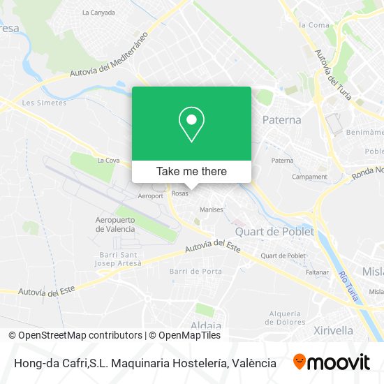 Hong-da Cafri,S.L. Maquinaria Hostelería map