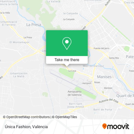 Única Fashion map