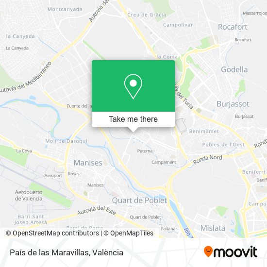 País de las Maravillas map