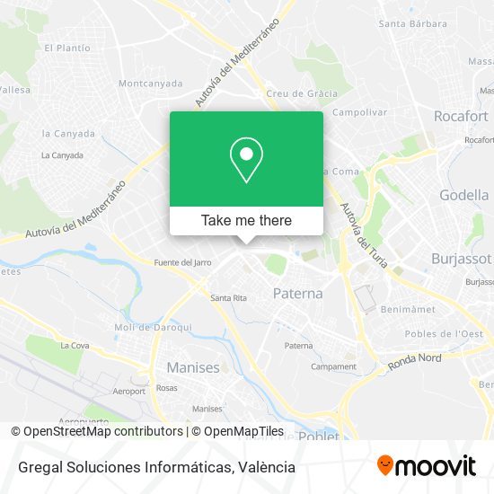 Gregal Soluciones Informáticas map